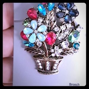 Flower Pot Brooch